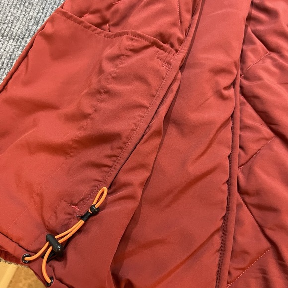 Duluth Trading Jacket Mens Large Tall LT Red Quilted Agiloft Insulated Hooded - Picture 11 of 16